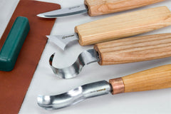 Spoon Carving Set of 4 Tools in a Book Case - S19 book