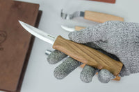 Spoon & Kuksa Carving Set in Book Case, 4 pcs