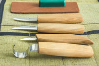Wood & Spoon Carving Knife Set, 4 pcs