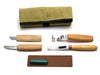 4-Piece Spoon & Kuksa Carving Set – Starter Spoon Carving Tool Set in Tool Roll – S49