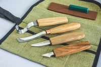 Starter Spoon & Kuksa Carving Set, 4 pcs