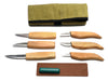 4-Piece Wood Carving Set – Complete Wood Carving Knife Set In Tool Roll – S58