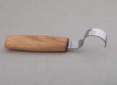 Left-Handed Spoon Carving Knife – Single Bevel Hook Knife – 30 mm – SK2L
