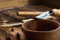 Left-Handed Spoon Carving Set with Gouge, 3 pcs