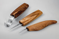 Left-Handed Spoon & Whittling Knife Set, 3 pcs
