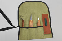 Left-Handed Spoon & Whittling Knife Set, 3 pcs