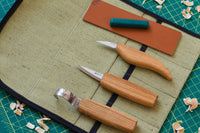 Wood whittling left-handed tools set