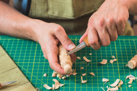 Left-Handed Spoon & Whittling Knife Set, 3 pcs