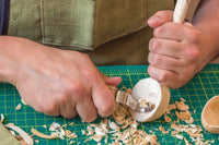 Left-Handed Spoon & Whittling Knife Set, 3 pcs